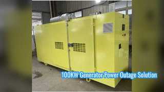 100 kW reservestroom voor aardgasgenerator