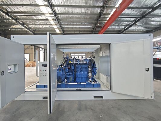 Goede prijs. 400KW Yuchai Motor Regenbestendige Geluiddichte Containerized Buiten Stille Biomassa Aardgas Generator Set online